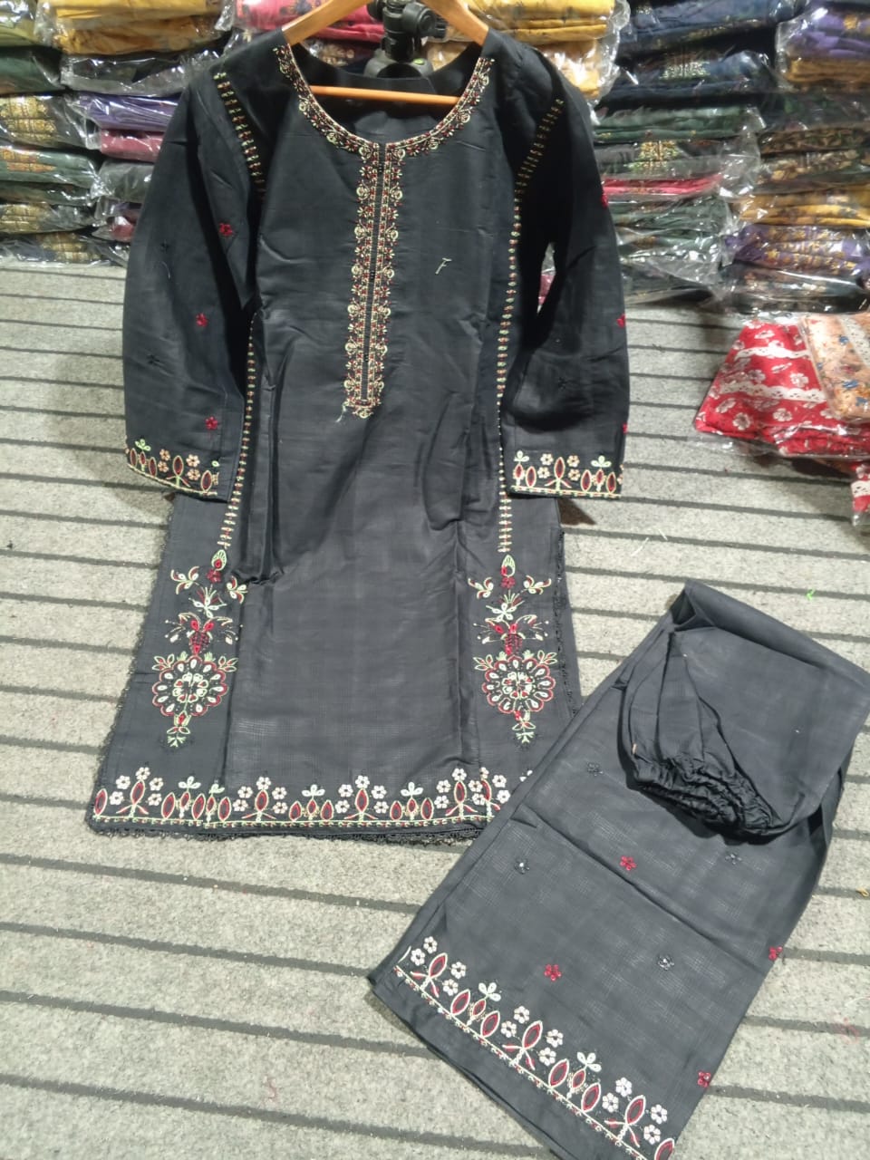 Doriya cotton 2pcs suit summer Eid collection