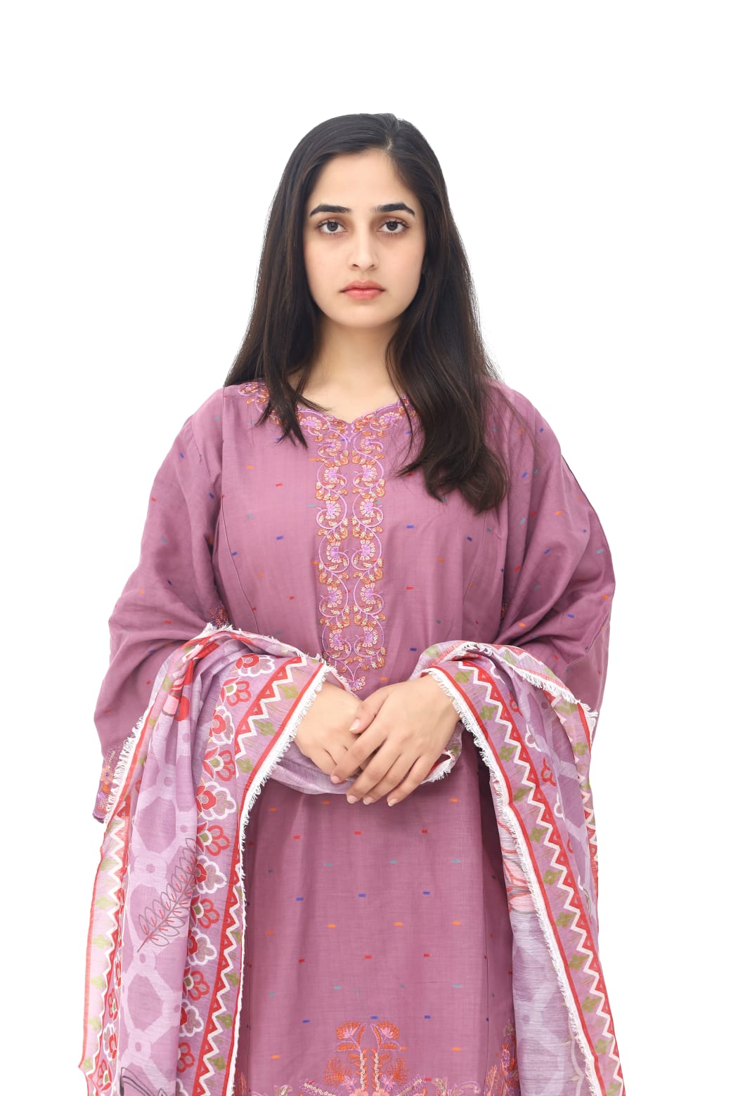 Doriya lawn 3-Piece Suit with Digital Print  lawn dupatta